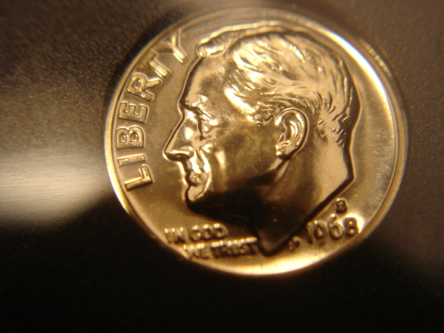 1968-S-Proof-Roosevelt-Dime-Coneca:-DD0-008